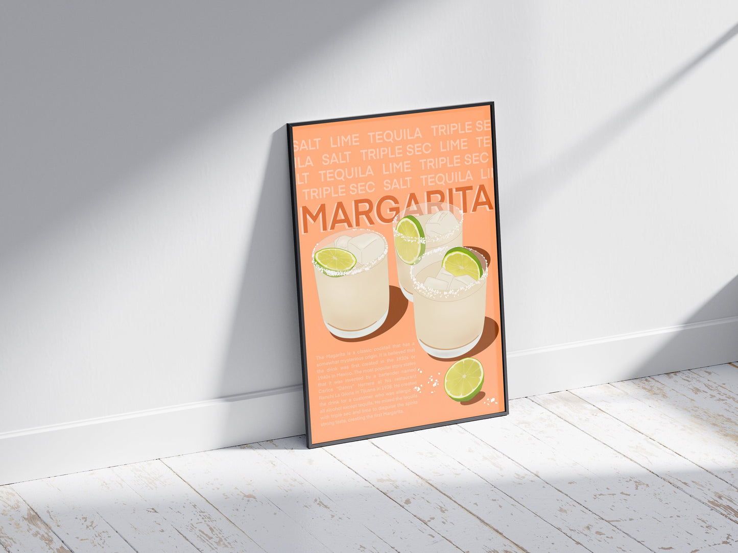 Margarita Print | Cocktail Poster available in multiple sizes