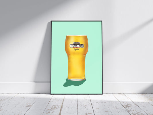 Bulmers Irish Cider Print: Pub Wall Art