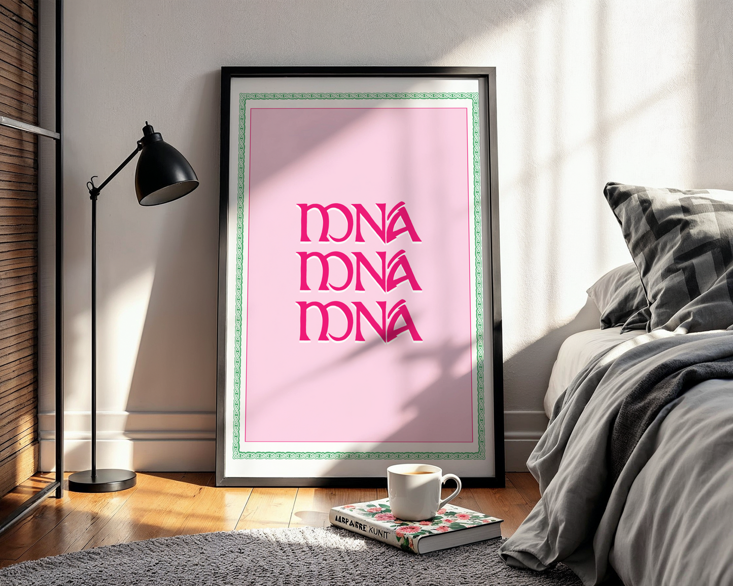 MNÁ Poster, Irish Womens Print - Gaeilge art. Women in Ireland