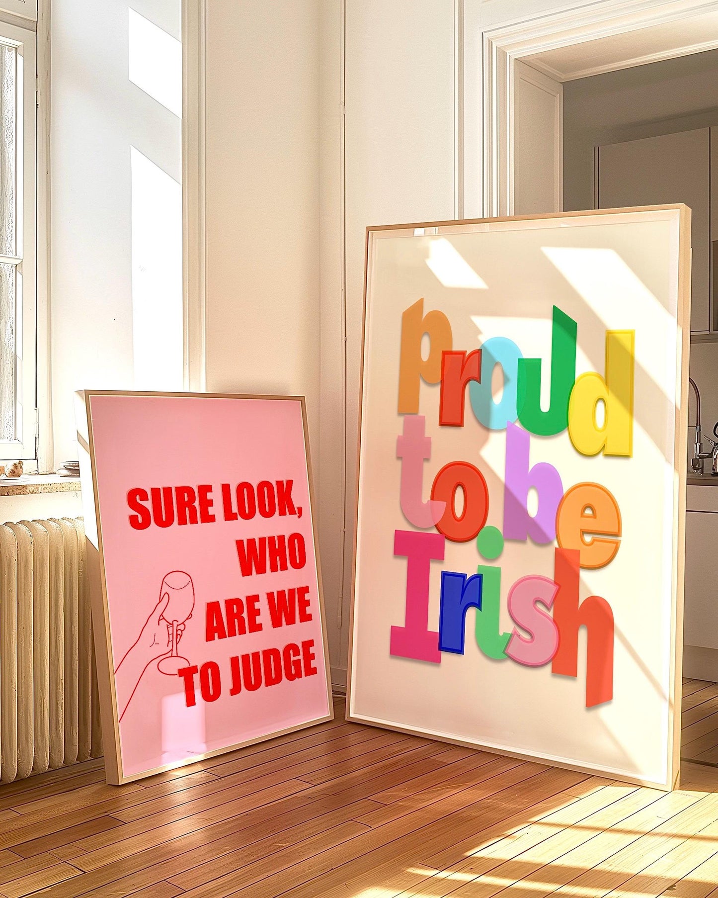Proud to be Irish | Ireland Colourful art | Irish Print