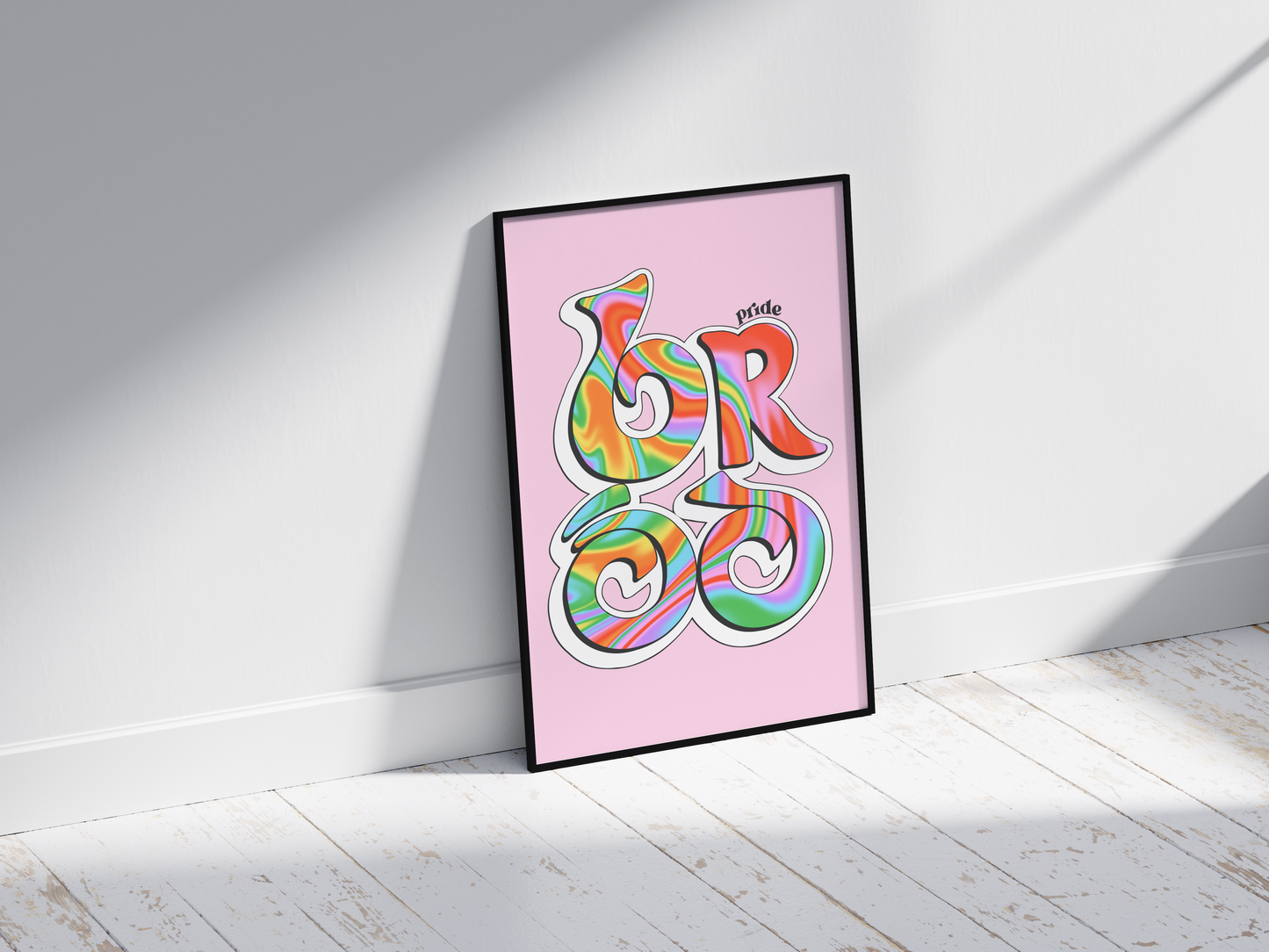 Bród - Irish Pride Print, Rainbow Art