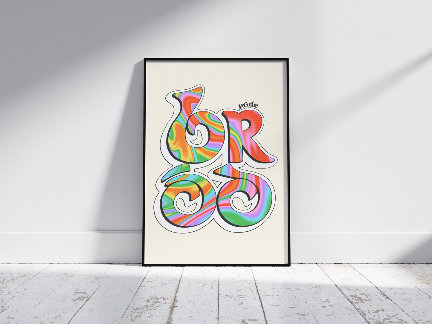 Bród - Irish Pride Print, Rainbow Art