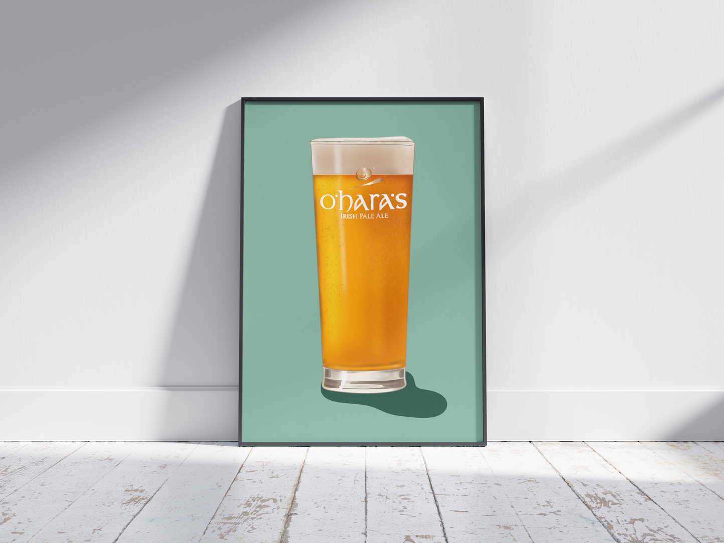 O'Hara Irish Pale Ale Pint Print - Irish Pub Print