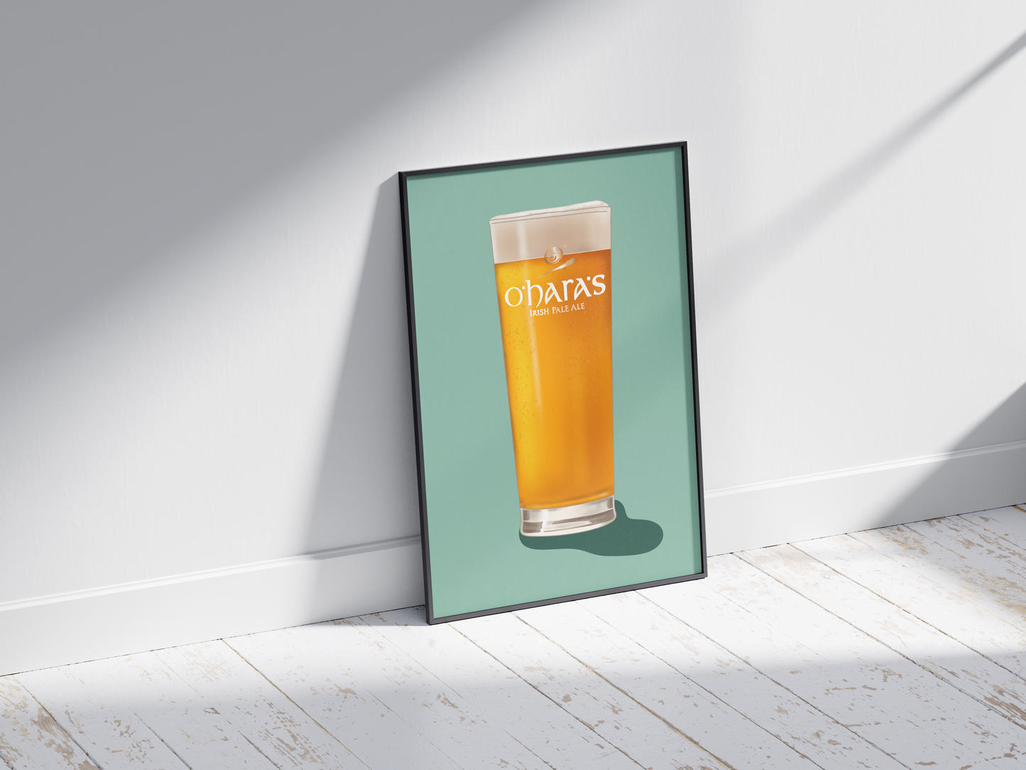 O'Hara Irish Pale Ale Pint Print - Irish Pub Print