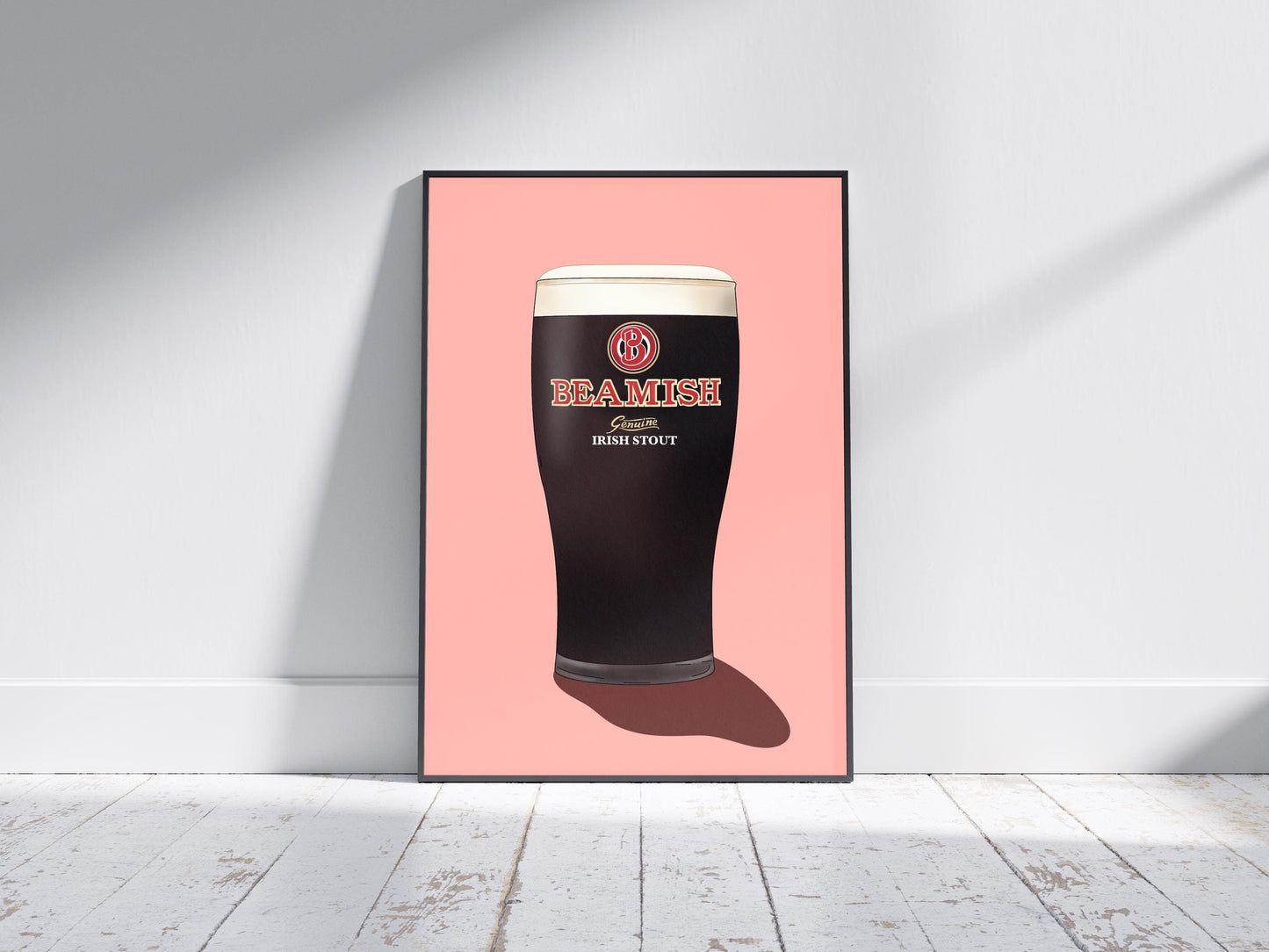 Beamish Pint available in multiple colours | Irish Stout | Irish Print