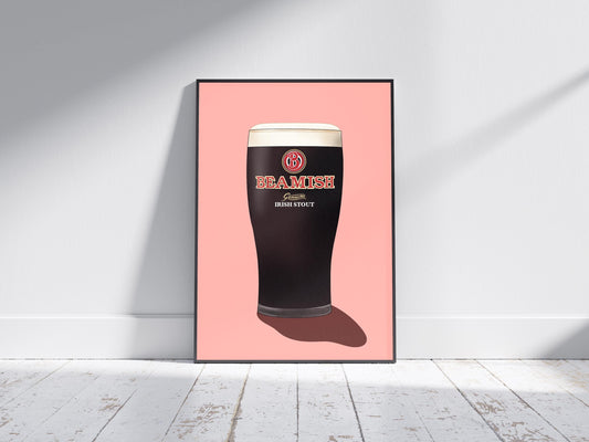 Beamish Pint available in multiple colours | Irish Stout | Irish Print