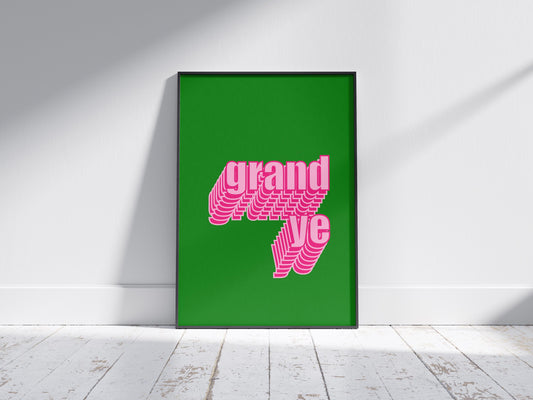Grand Ye - funny Irish sayings print. Ireland art. Irish humour