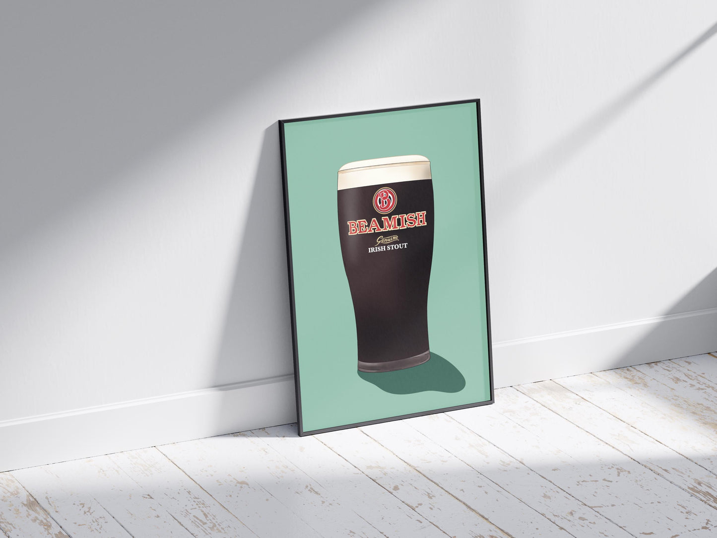 Beamish Pint available in multiple colours | Irish Stout | Irish Print