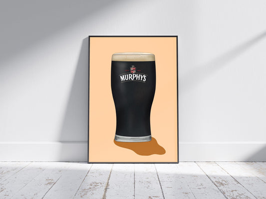 Murphys Irish Stout Print: Pub Wall Art