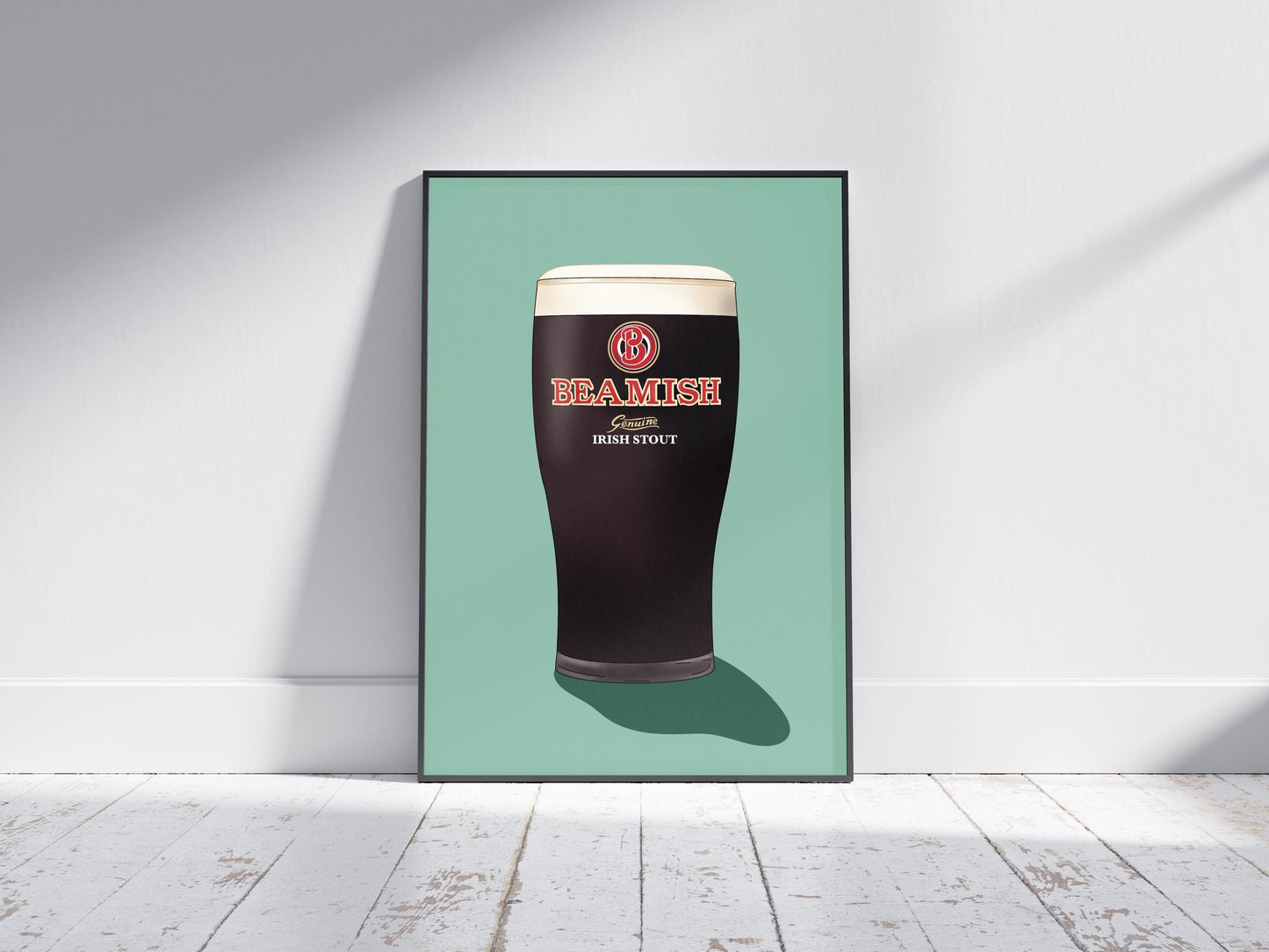 Beamish Pint available in multiple colours | Irish Stout | Irish Print